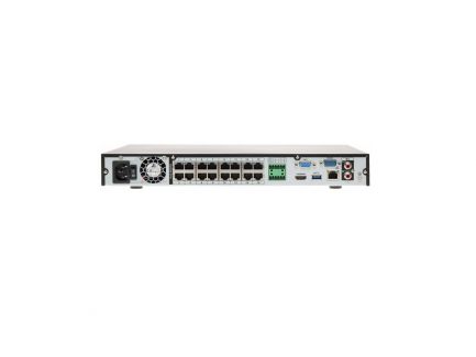 Видеорегистратор Dahua, IP 16-и канальный с поддержкой разрешения 4К и 16 POE портами (DHI-NVR4216-16P-4KS2)